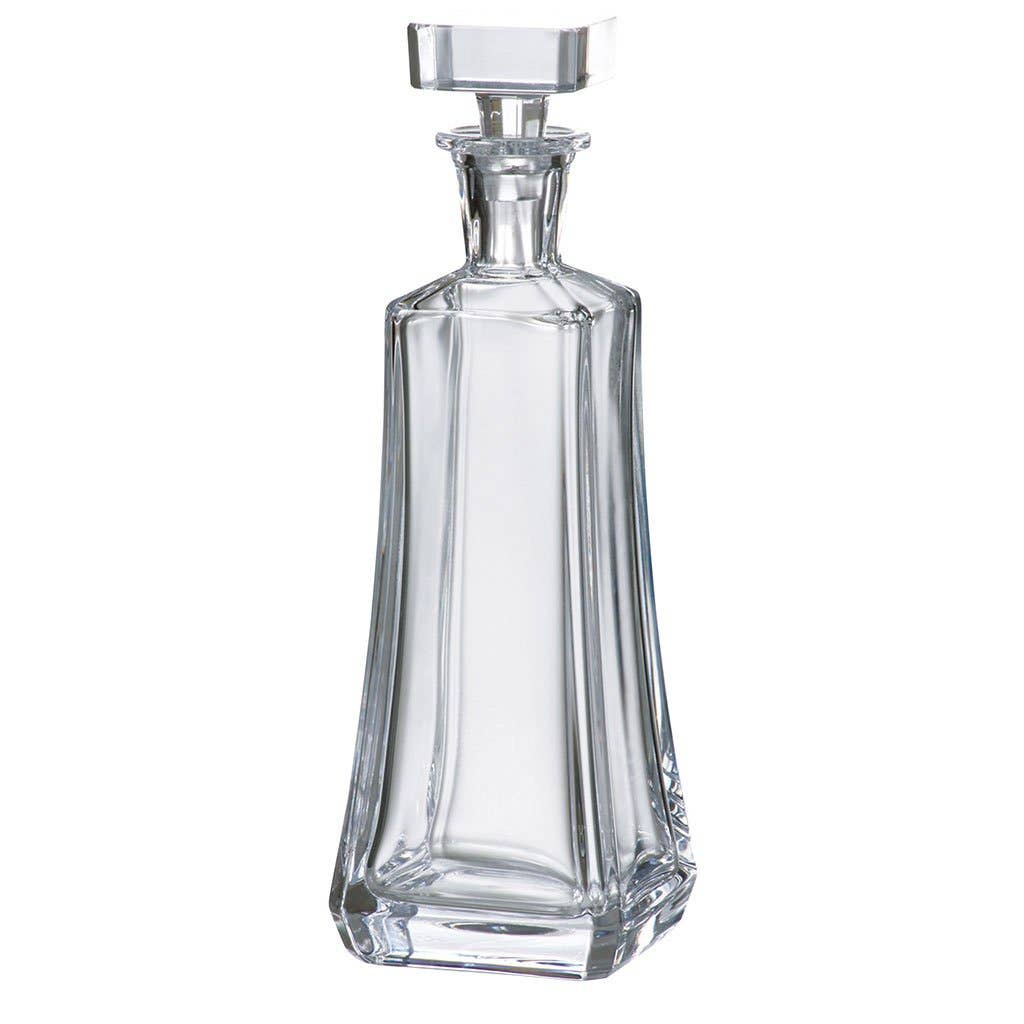 Barski Arezzo Crystal Decanter, 25 oz.