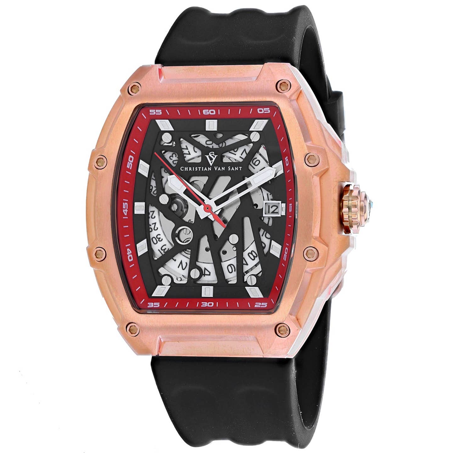 Christian Van Sant Odyssey Men's Automatic Watch, Black Dial