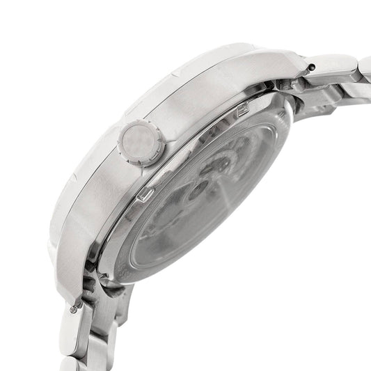 Heritor Ryder Men's Automatic Skeleton Bracelet Watch, Silver/Black