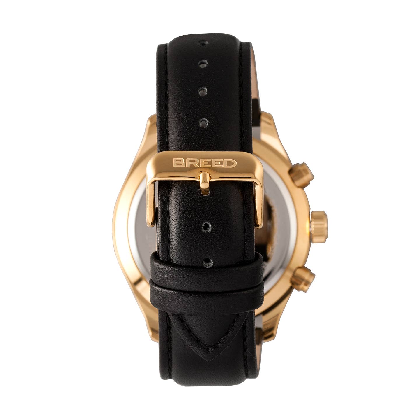 Breed Maverick Men's Quartz Chronograph Date Leather Watch