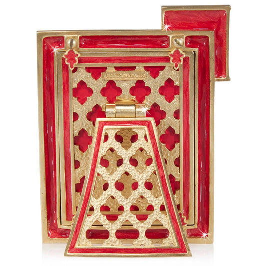 Jay Strongwater Elton John "E" 3" x 4" Crystal Enamel Picture Frame