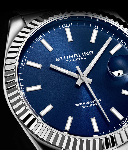 Stuhrling Original Lineage Men's Quartz Classic Watch, 42mm, Style 65GFZ