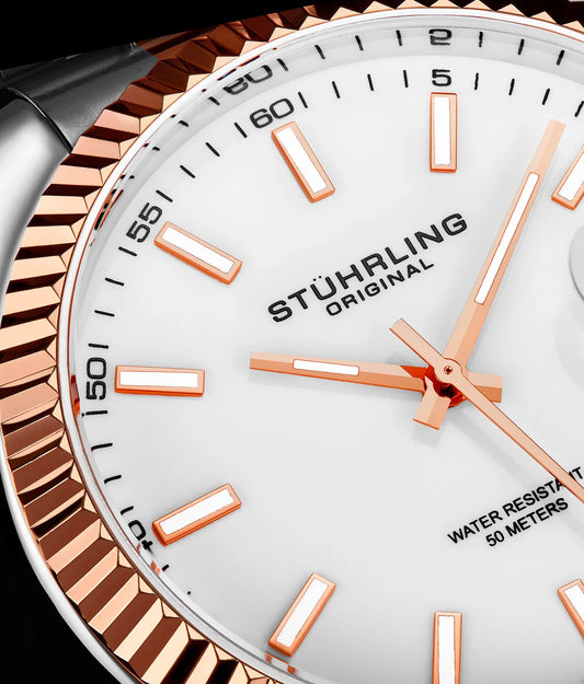 Stuhrling Original Lineage Men's Quartz Classic Watch, 42mm, Style RUHJH