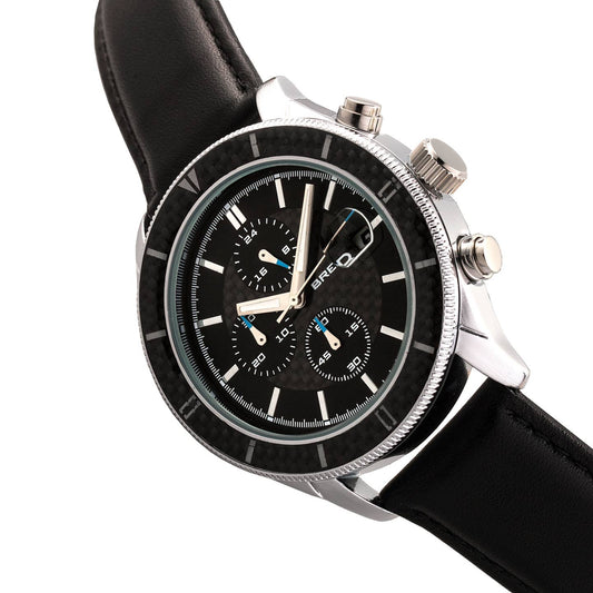 Breed Maverick Men's Quartz Chronograph Date Leather Watch