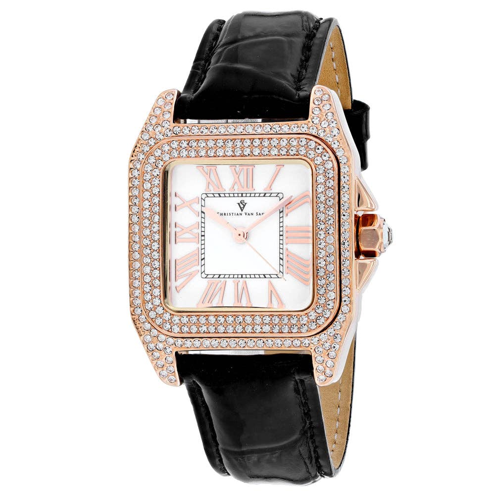 Christian Van Sant Radieuse Women's Quartz Watch, White Dial