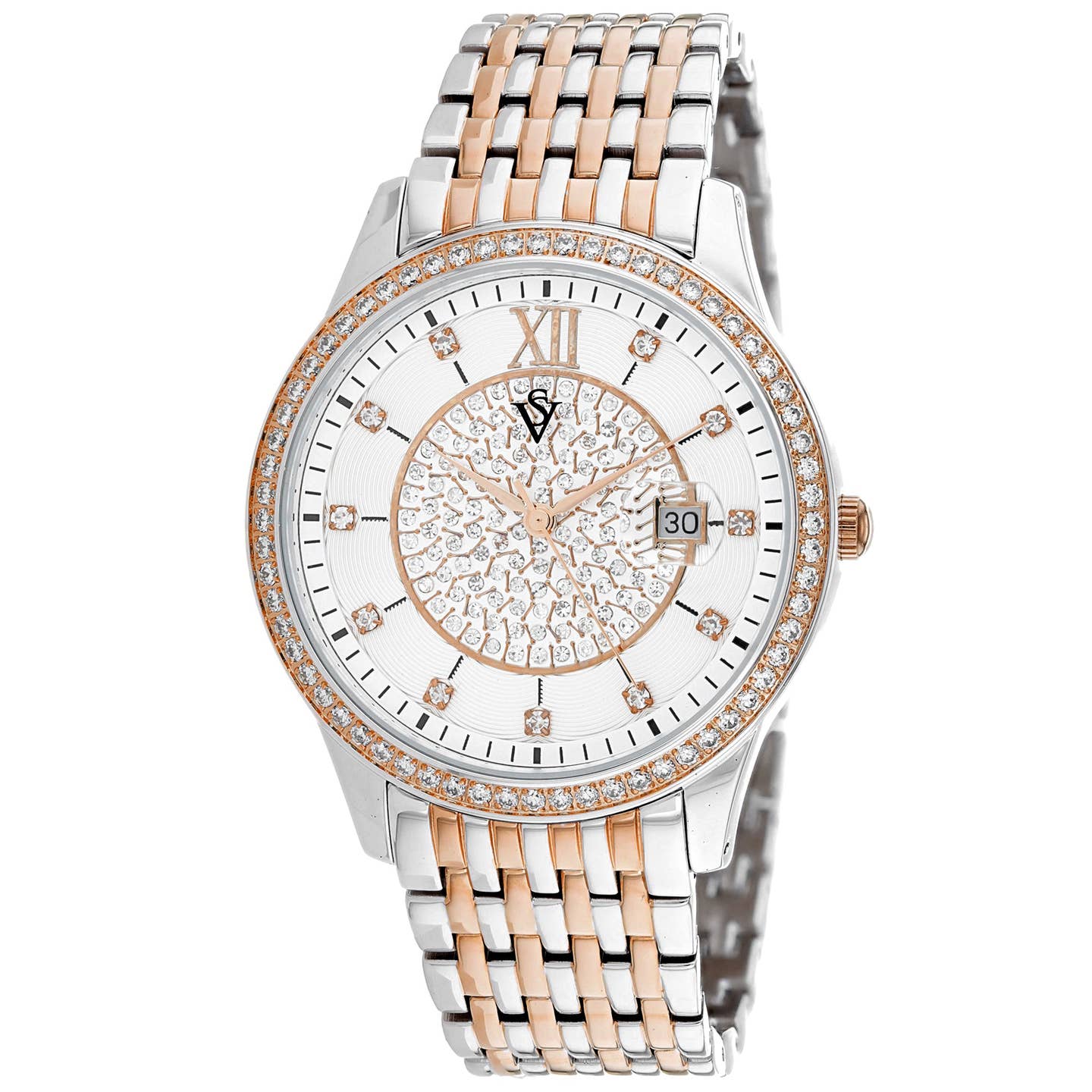 Christian Van Sant Carla Women's Quartz Watch, White Dial
