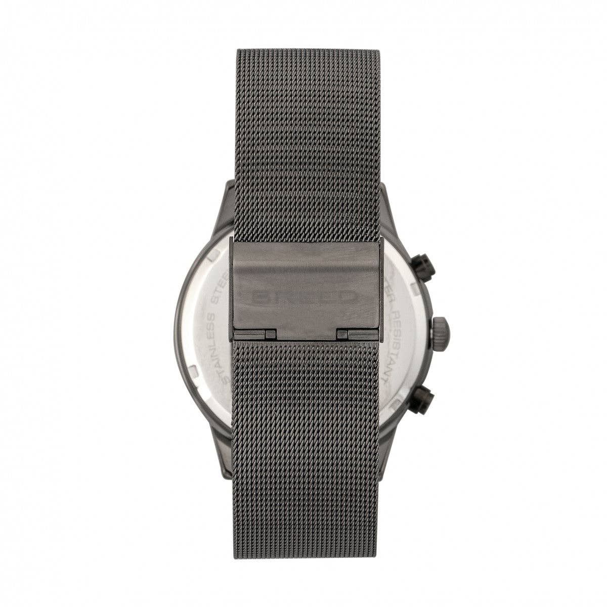 Breed Espinosa Men's Quartz Chronograph Date Mesh Bracelet Watch