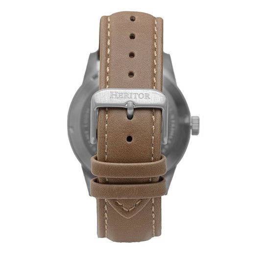 Heritor Jonas Men's Automatic Skeleton Leather Watch, Style HERHR9505