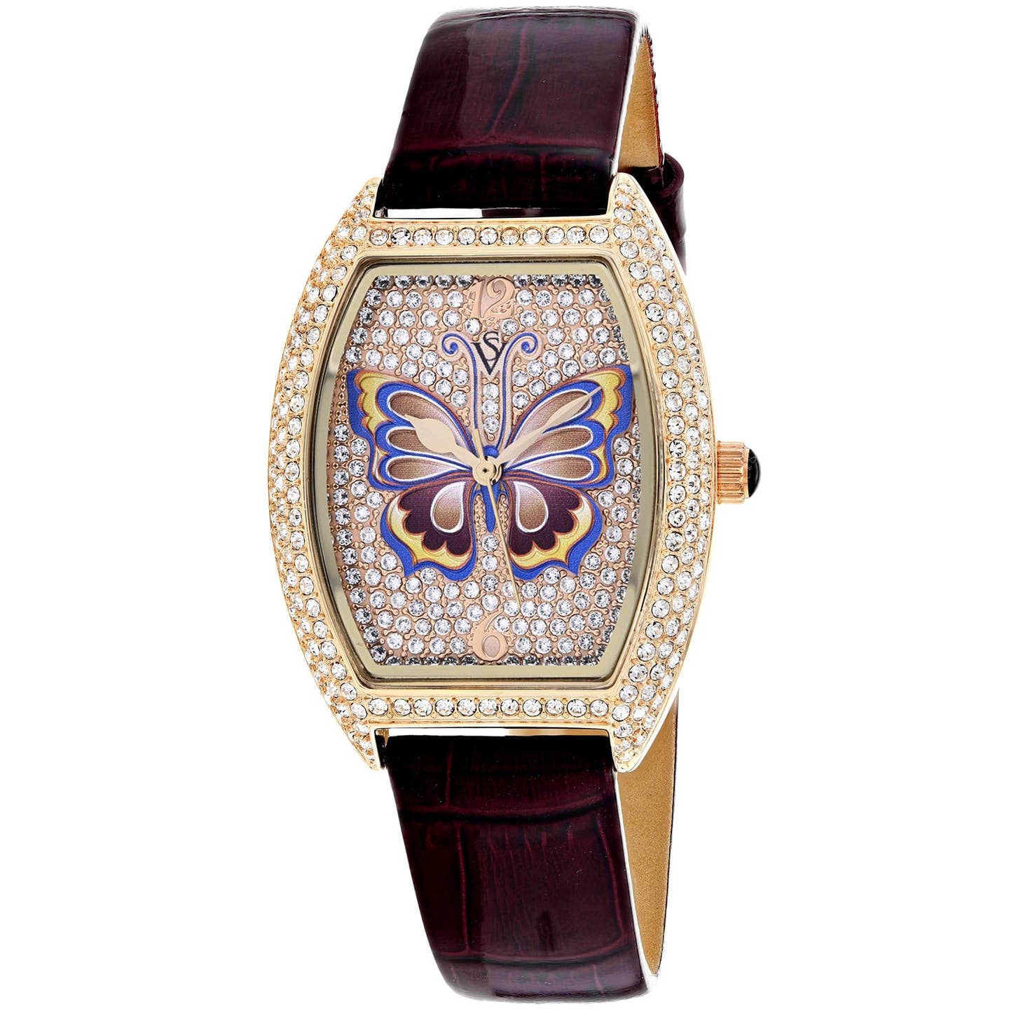 Christian Van Sant Papillon Women's Quartz Watch, Gold Dial