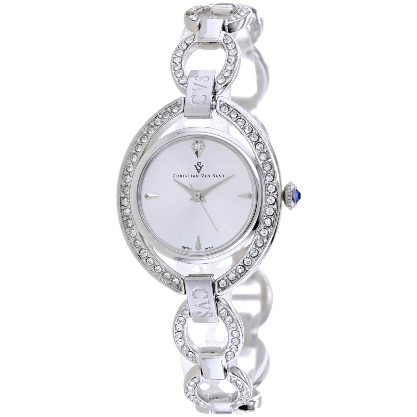 Christian Van Sant Stella Women's Quartz Watch, White Dial