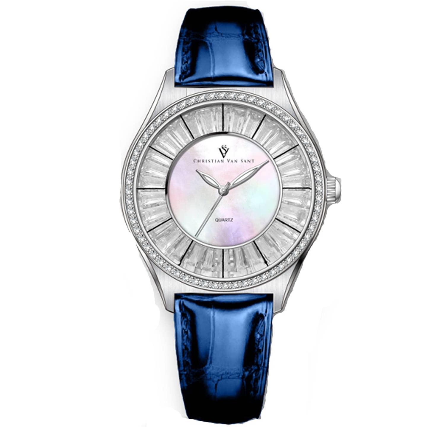Christian Van Sant Luna Women's Quartz Watch, Mother-of-Pearl Dial