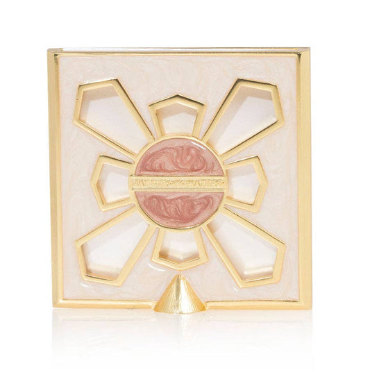 Jay Strongwater Leland Pavé Corner 2" Swarovski Crystal Enamel Picture Frame, Boudoir
