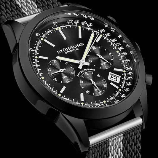 Stuhrling Original Rialto Men's Quartz Chronograph Watch, Style NMVU2
