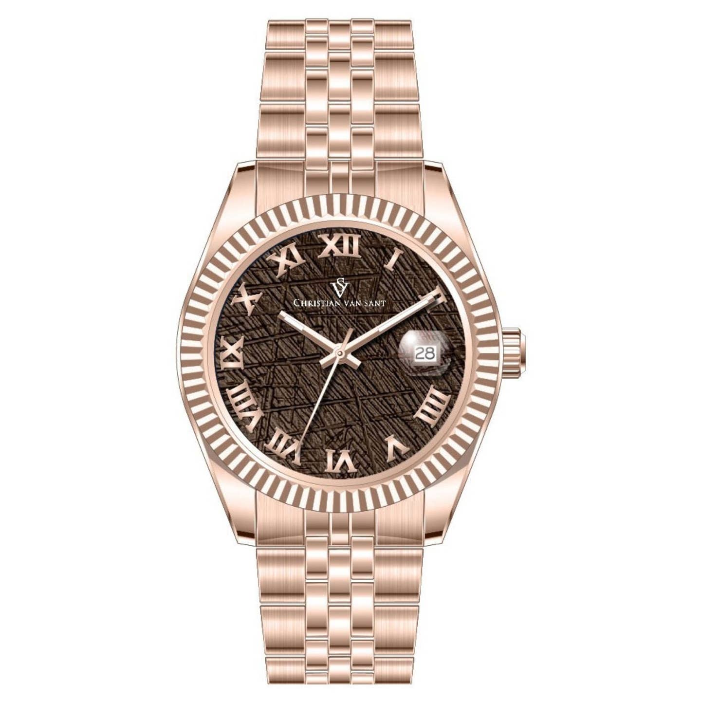 Christian Van Sant Stellar Men's Watch, Black Dial