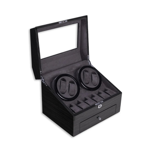 Daytona 4-Watch Winder & 6-Watch Storage Case