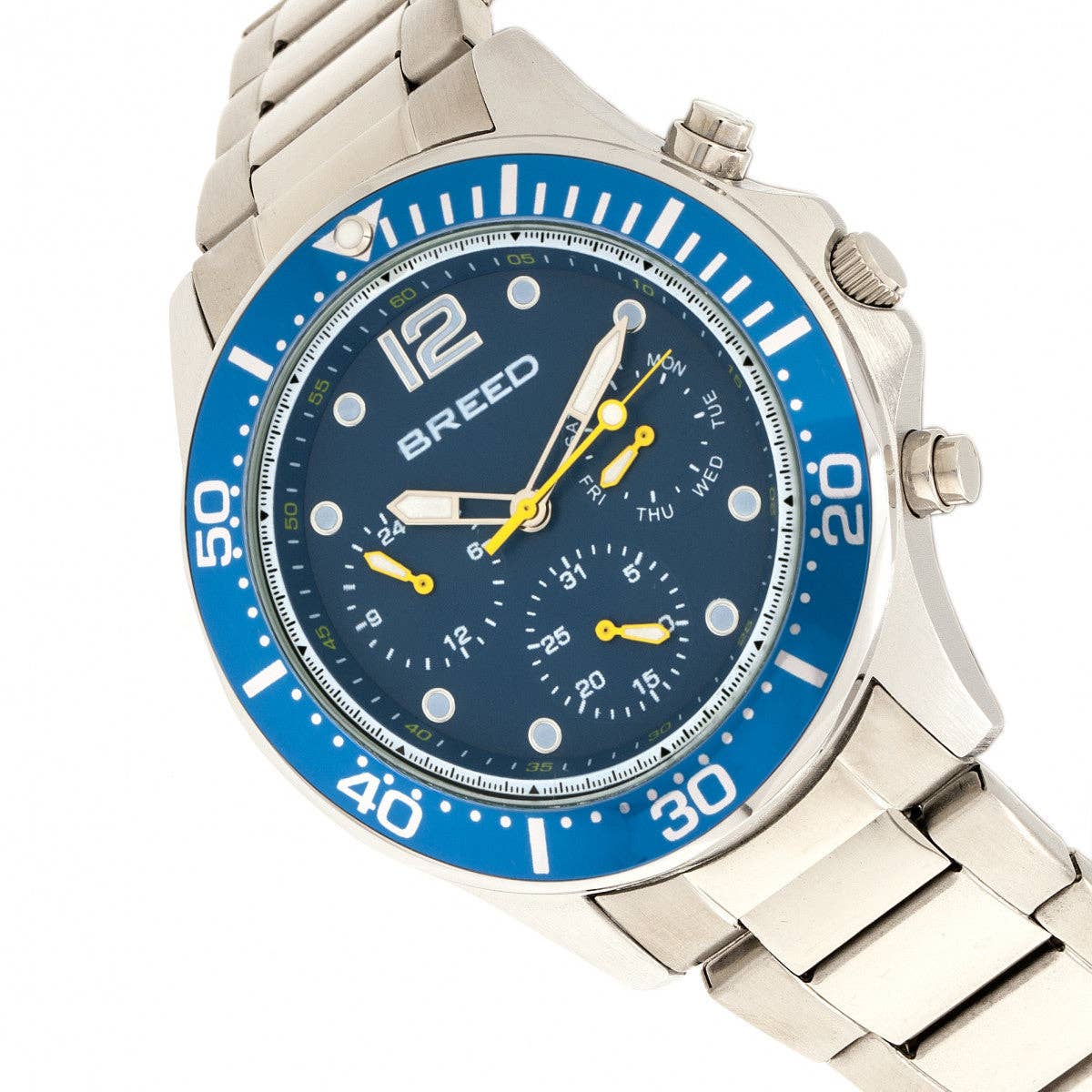 Breed Pegasus Men's Quartz Day-Date Bracelet Watch