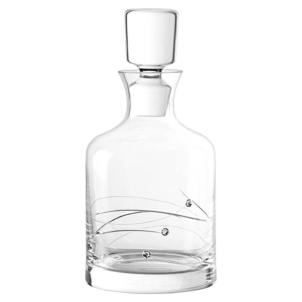Barski Sparkle Crystal Whiskey Decanter, 26 oz.