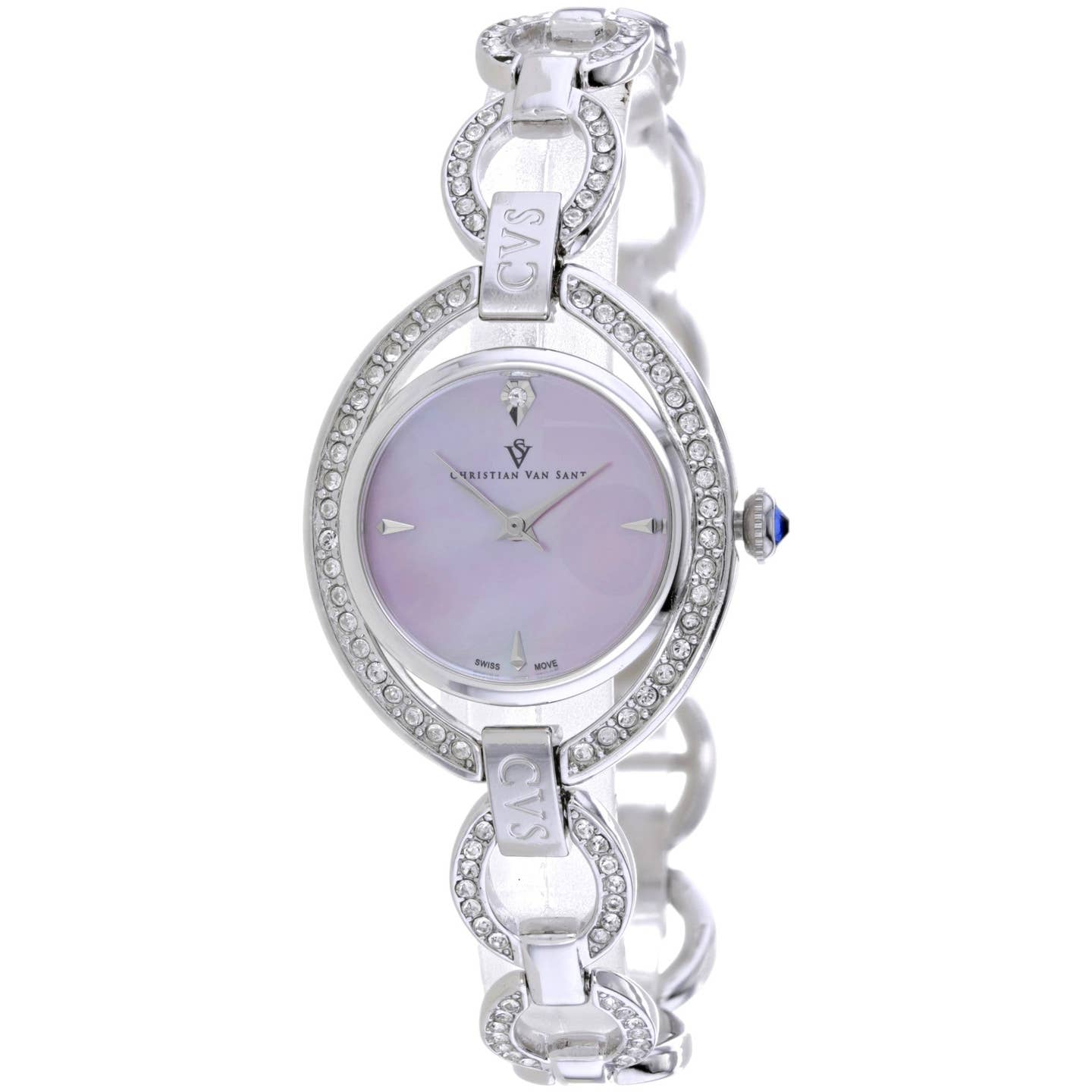 Christian Van Sant Stella Women's Quartz Watch, Pink Dial