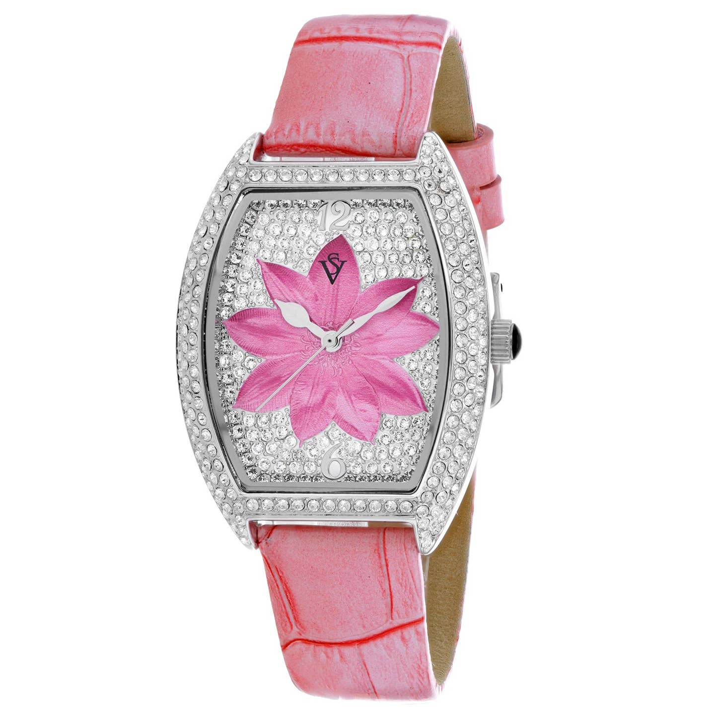Christian Van Sant Lotus Women's Quartz Watch, Pink Dial