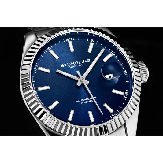 Stuhrling Original Lineage Men's Quartz Classic Watch, 42mm, Style 65GFZ