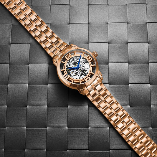 Stuhrling Original Winchester 3964 Men's Automatic Skeleton Watch, 42mm