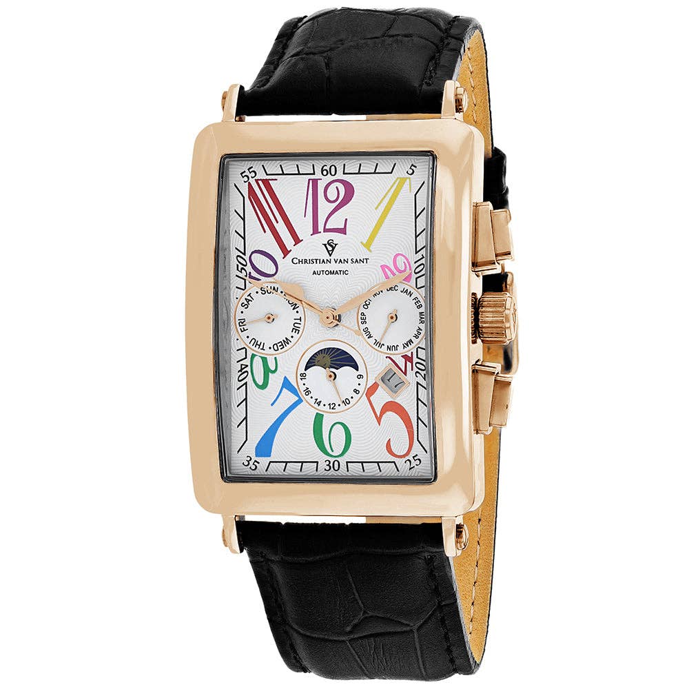 Christian Van Sant Prodigy Men's Automatic Watch, White Dial