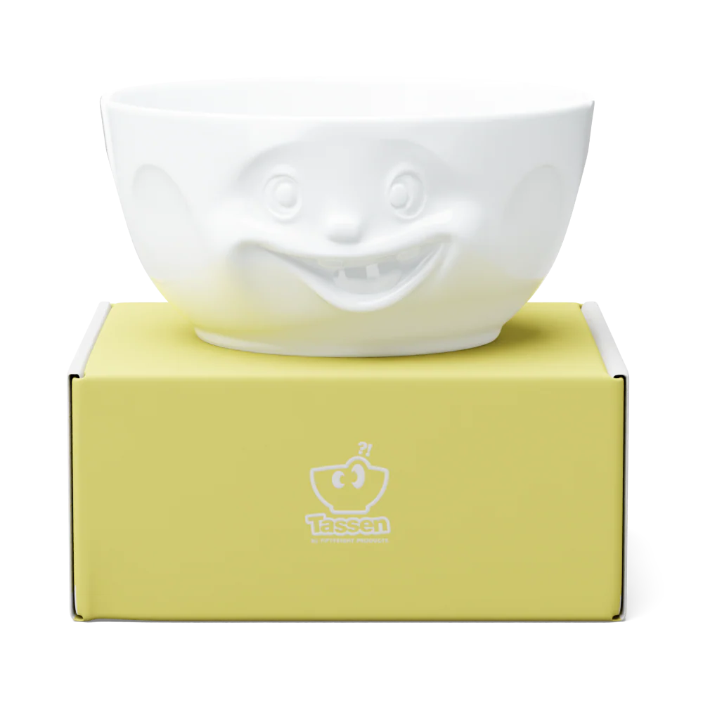 TASSEN Out of Control Face Porcelain Serving Bowl – 87.5 oz