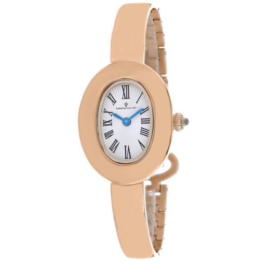 Christian Van Sant Anora Women's Quartz Watch, Silver Dial