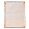 Jay Strongwater Laetitia Stone Edge 8" x 10" Crystal Enamel Picture Frame, Boudoir