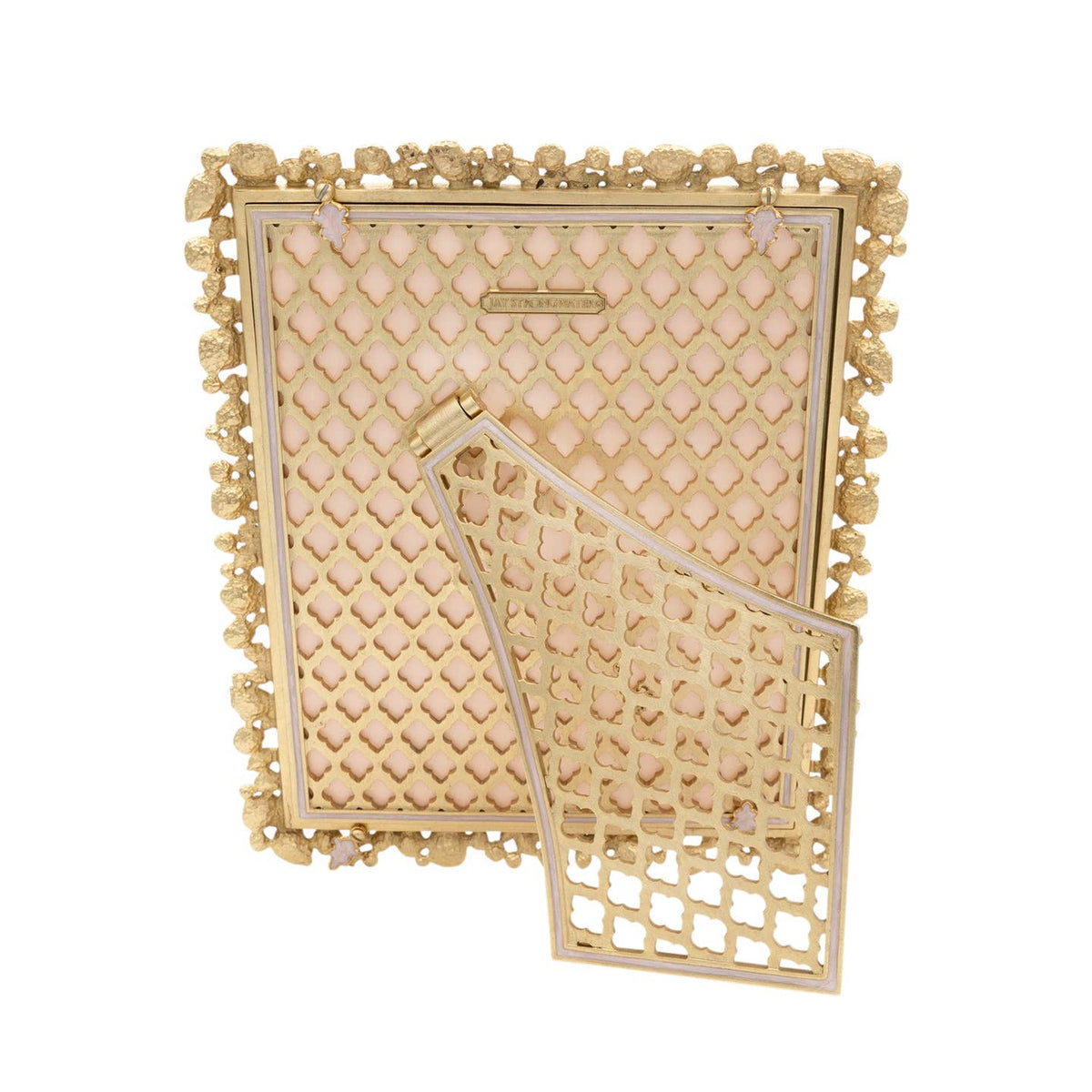 Jay Strongwater 8 X 10 Bejeweled - Baby Pink 8" x 10" Crystal Enamel Picture Frame