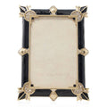 Jay Strongwater Ruth Art Deco 4" x 6" Crystal Enamel Picture Frame