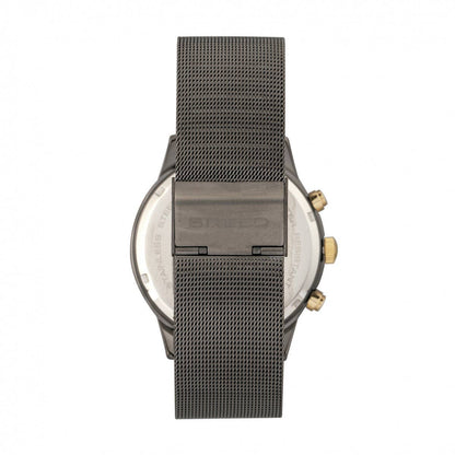 Breed Espinosa Men's Quartz Chronograph Date Mesh Bracelet Watch
