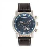 Breed Ryker Men's Quartz Chronograph Date Leather Watch