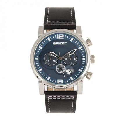 Breed Ryker Men's Quartz Chronograph Date Leather Watch
