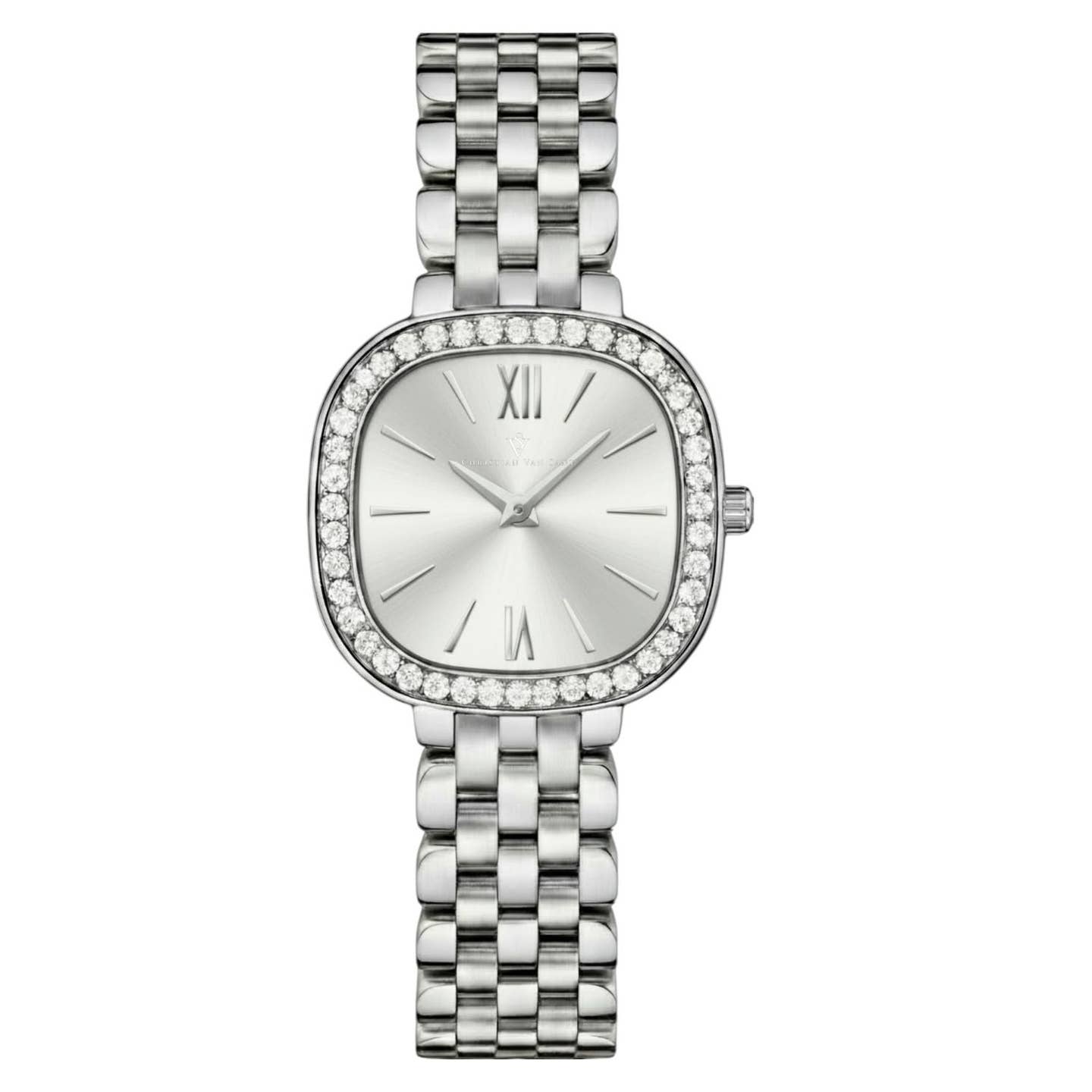 Christian Van Sant Rivoli Women's Quartz Watch, White Dial