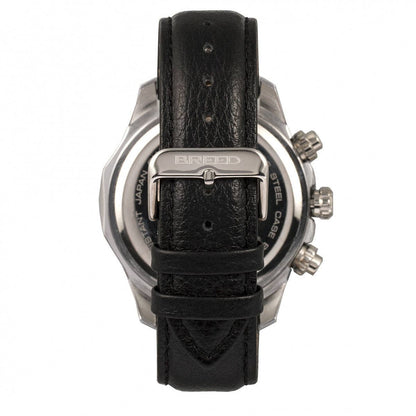 Breed Lacroix Men's Quartz Chronograph Leather Watch