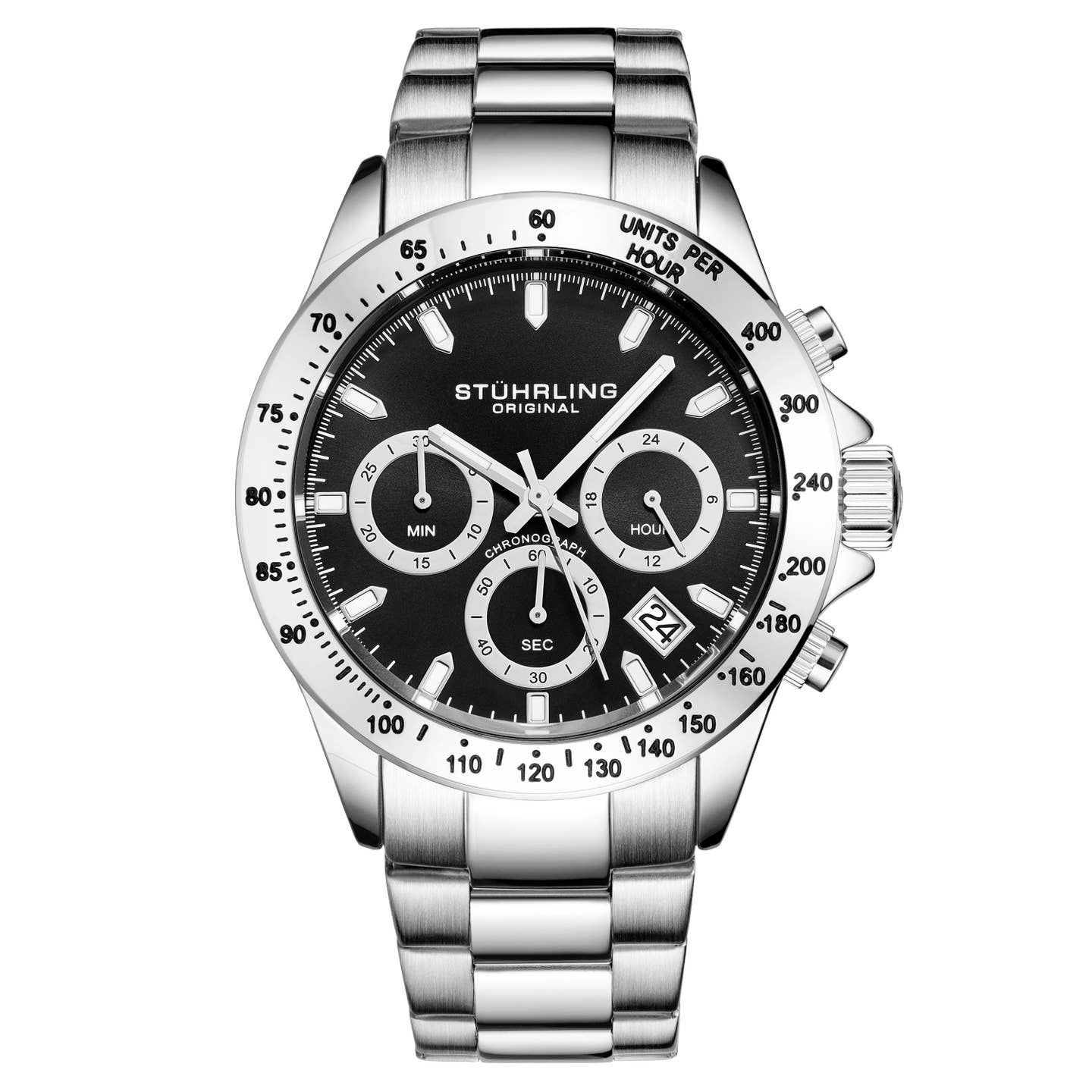 Stuhrling Original Ultima 3960 Men's Quartz Chronograph Watch, 42mm