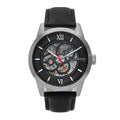 Authentic Heritor Jonas Men's Automatic Skeleton Leather Watch, Style HERHR9501