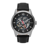 Authentic Heritor Jonas Men's Automatic Skeleton Leather Watch, Style HERHR9501