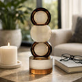 Decorative Object - Ivory/Clear Crystal Statuary, 10 in.