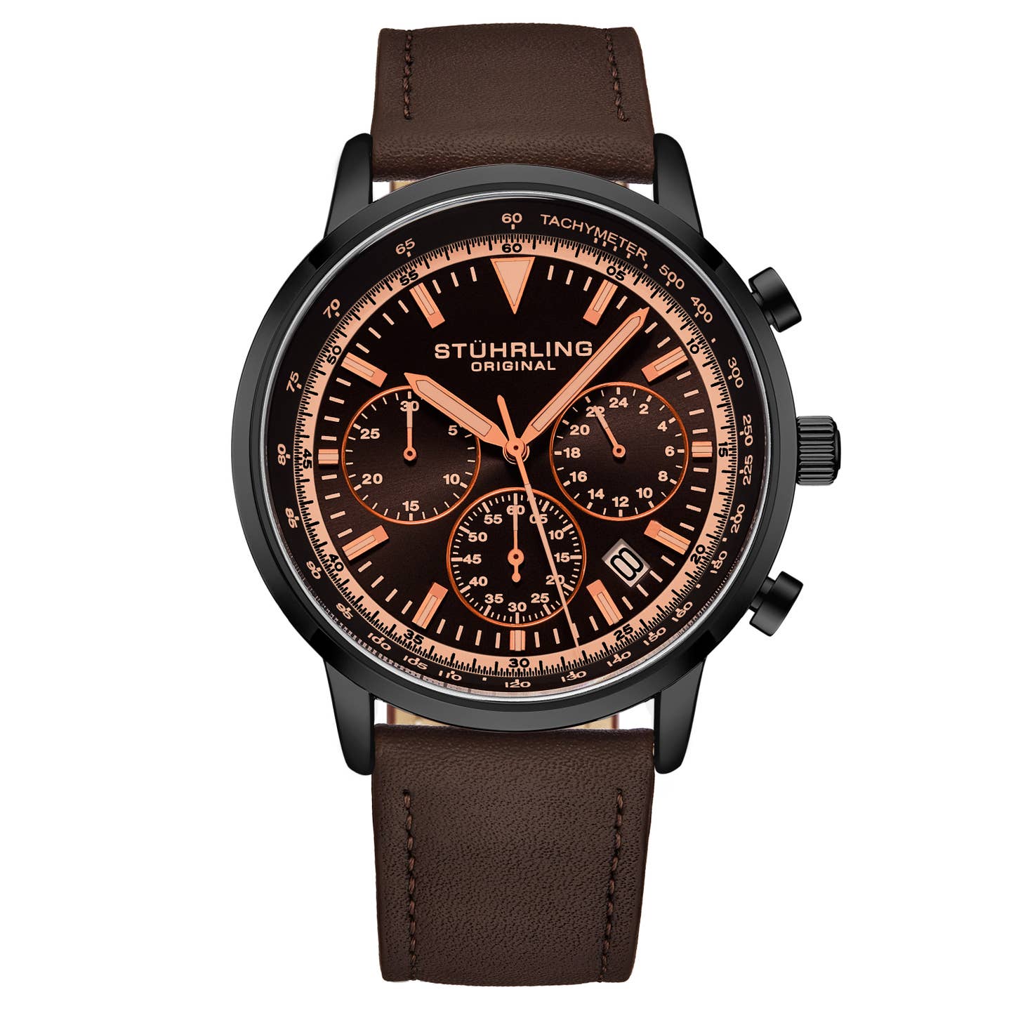 Stuhrling Original Monaco Men's Quartz Chronograph Watch, 44mm, Style ZZDB4