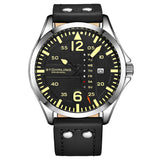 Stuhrling Original Aeronaut Men's Quartz Aviator Watch, 43mm