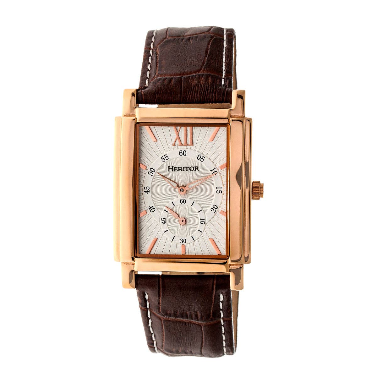 Heritor Frederick Men's Automatic Leather Watch, Style HERHR6104