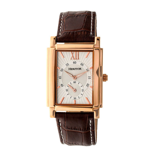 Heritor Frederick Men's Automatic Leather Watch, Style HERHR6104