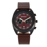 Breed Racer Men's Quartz Chronograph Date Leather Watch