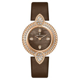 Christian Van Sant Valor Women's Quartz Watch, Brown Dial