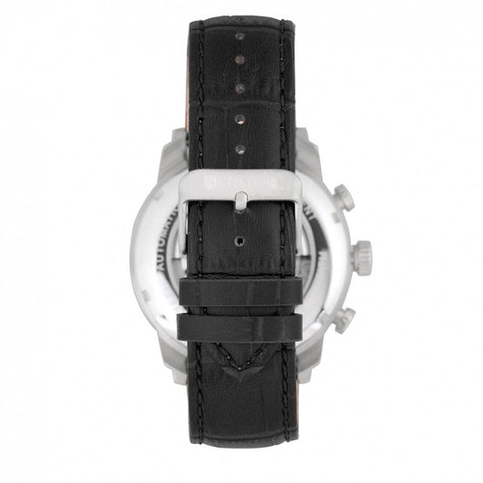Heritor Arthur Men's Automatic Semi-Skeleton Leather Watch, Style HERHR7902
