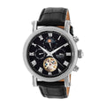 Authentic Heritor Winston Men's Automatic Semi-Skeleton Leather Watch, Style HERHR5202