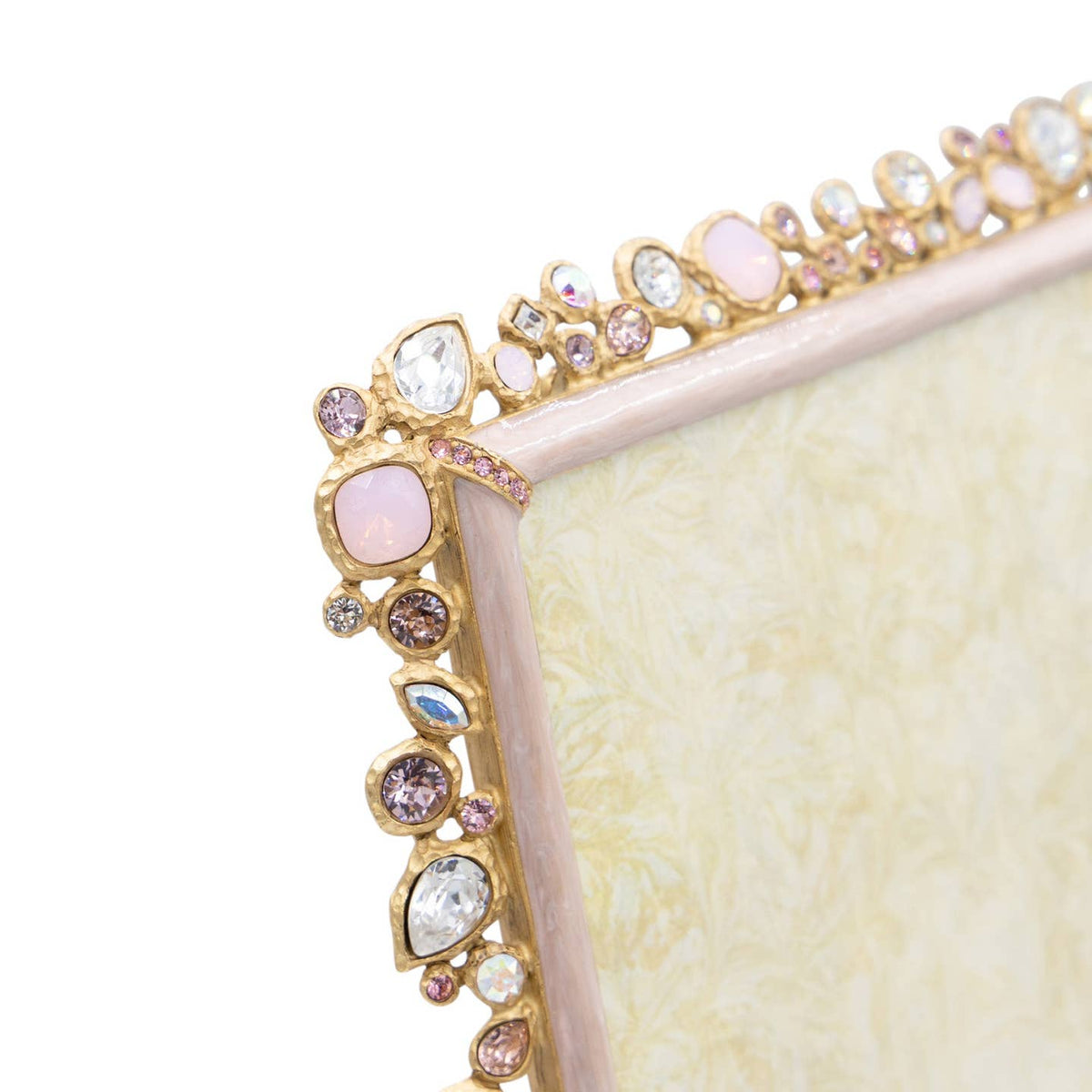 Jay Strongwater 8 X 10 Bejeweled - Baby Pink 8" x 10" Crystal Enamel Picture Frame
