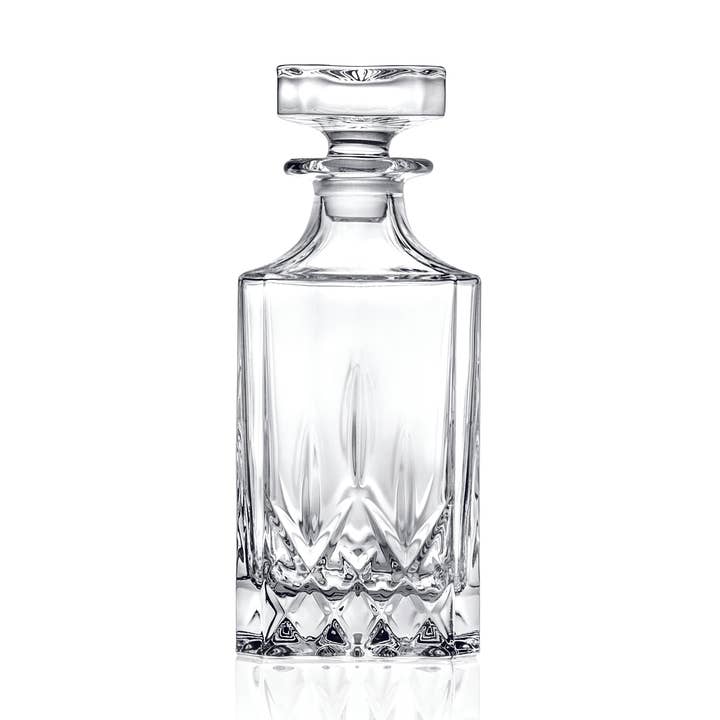 Barski Opera Crystal Whiskey Decanter, 25 oz.